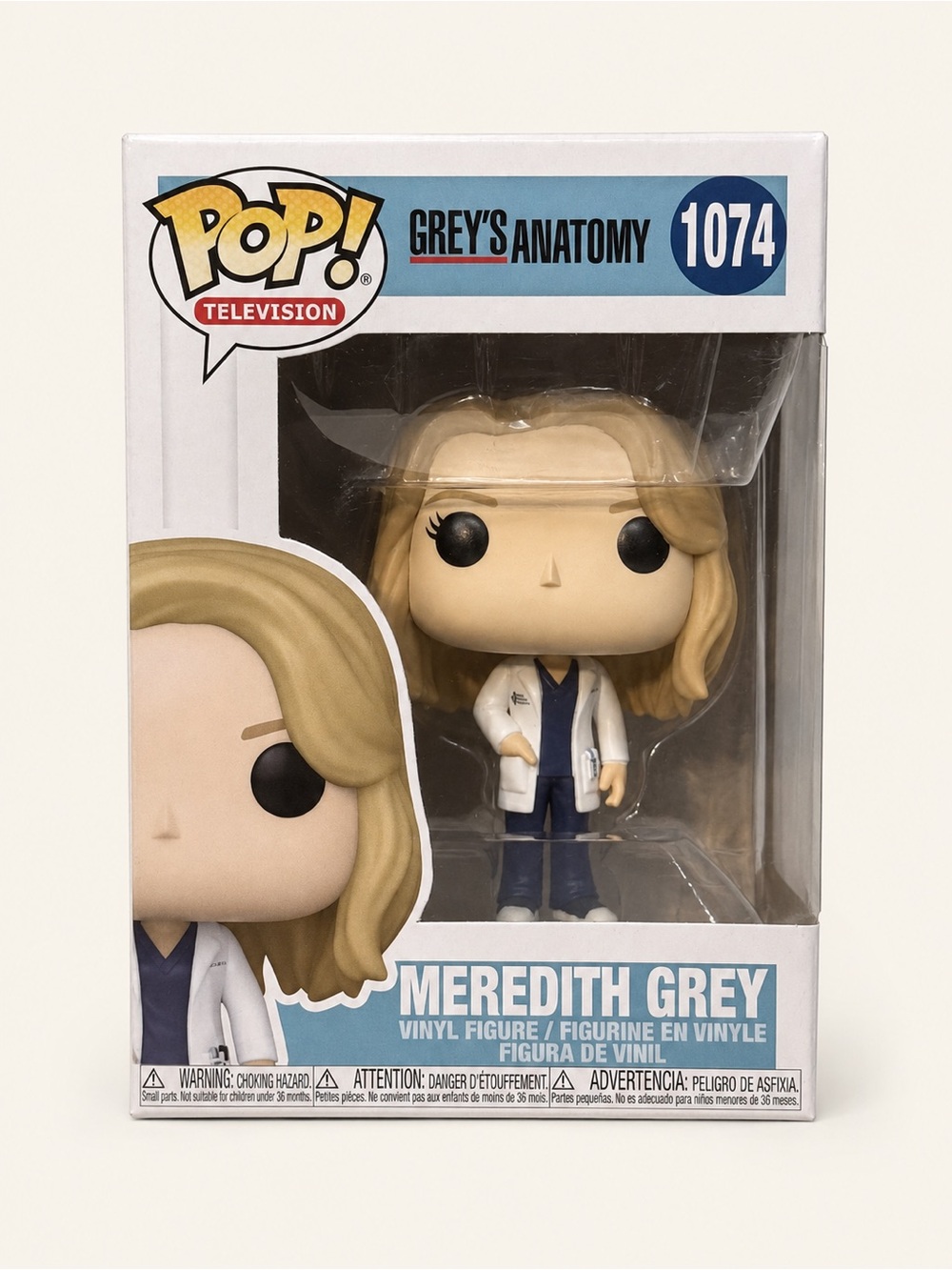 Funko Pop Grey’s Anatomy Meredith Grey #1074 Vaulted Vinyl Figure